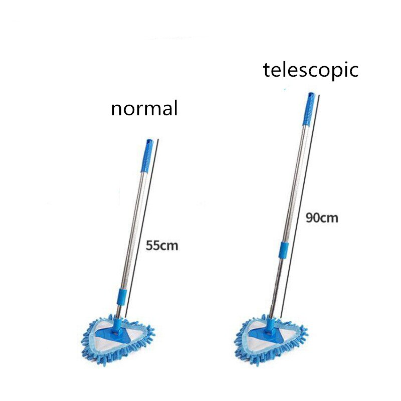 Rotatable Telescopic Stainless Steel Cleaning Mop - Image 2