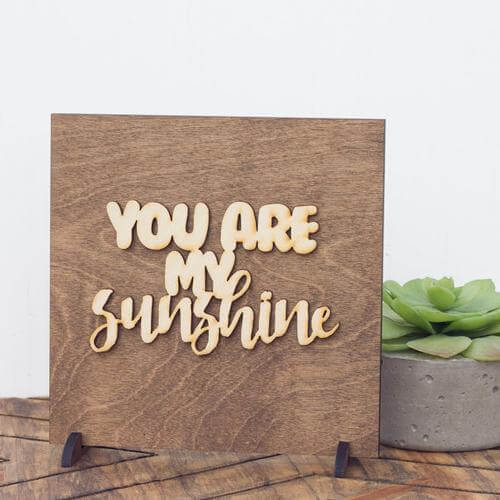 Nursery Decor Sign - Baby Shower Gift Idea - Wood - Image 0