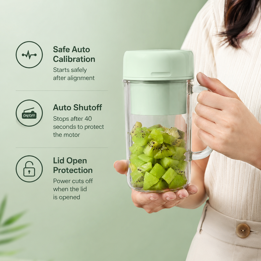 Modern Crush Blend Large Capacity Portable Juicer Cup