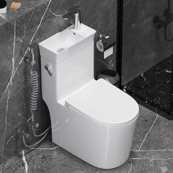 Japanese Style Space-Saving Integrated Sink Toilet - Image 1