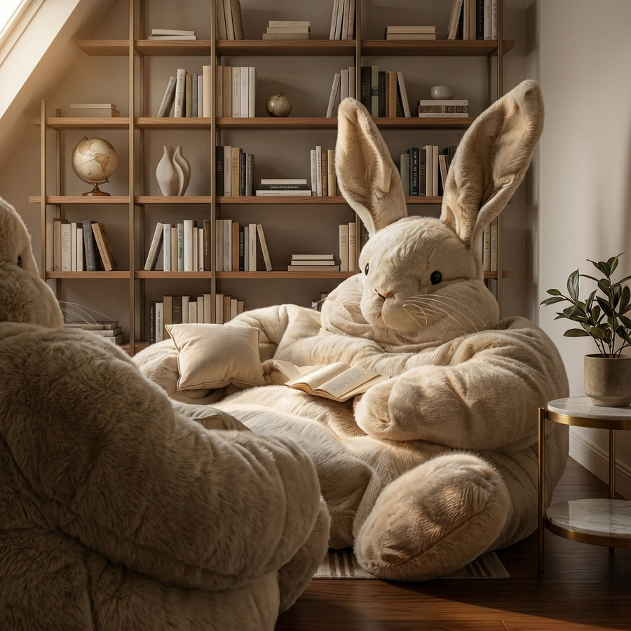 Cuddle Giant Plush Puppy Lounge Sofa - Image 1