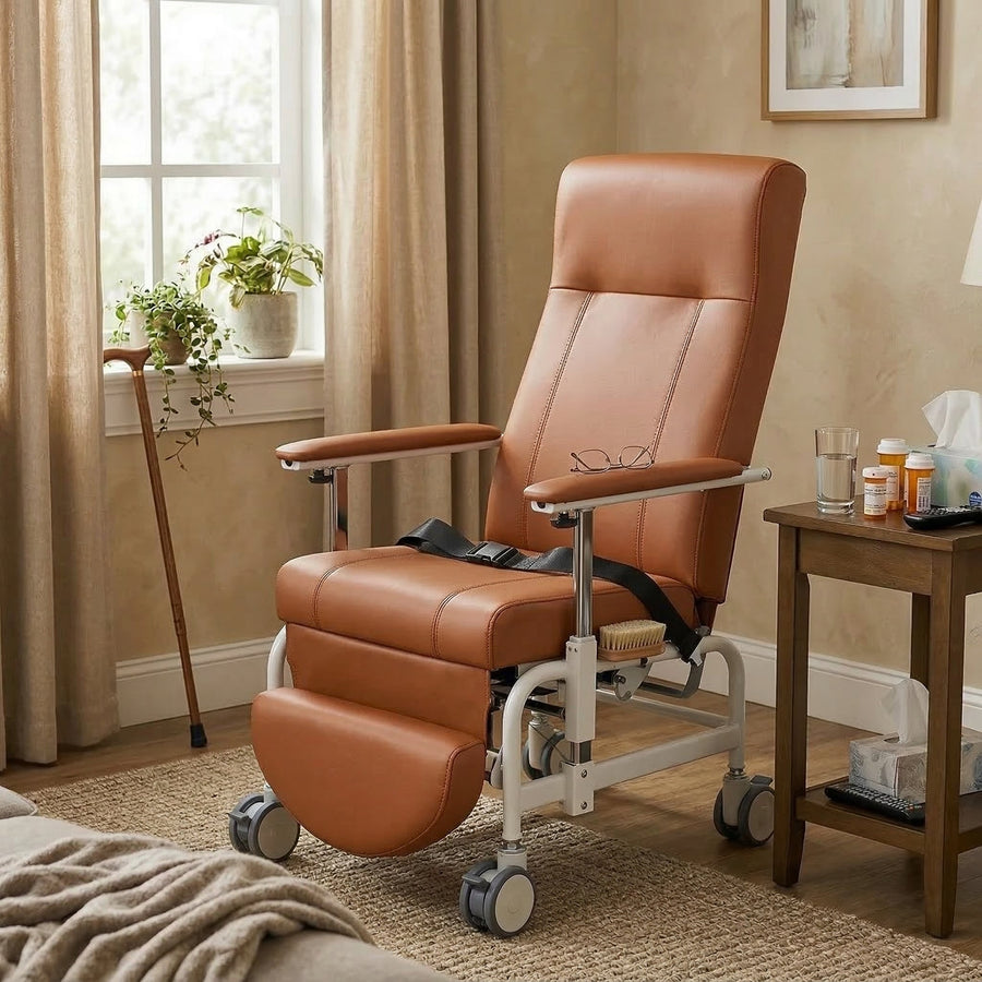 Adjustable Patient Recliner Chair Home Care Bed - Image 3