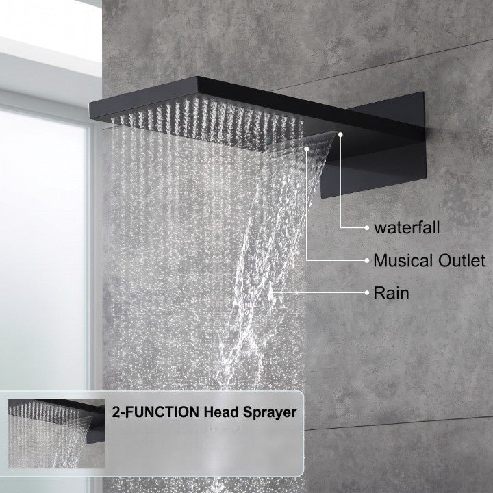 Chromaflow Color-Changing Thermostatic Shower System