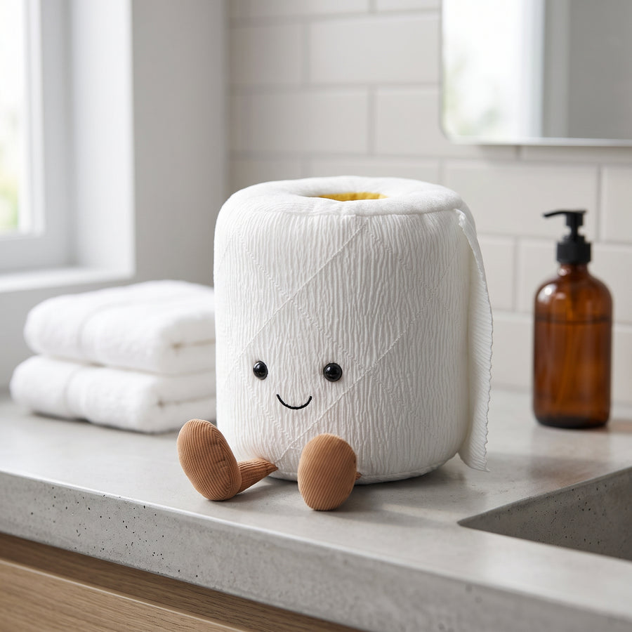 Potty Pal Toilet Paper Plush Pillow Doll