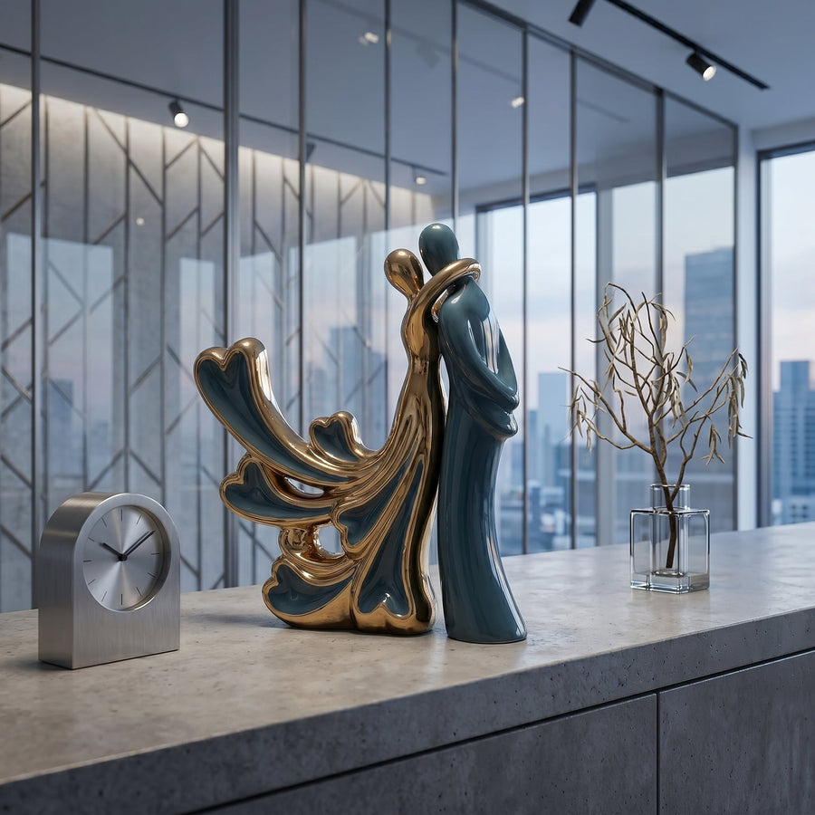 Romantic Couple Figurine Home Decor - Image 3