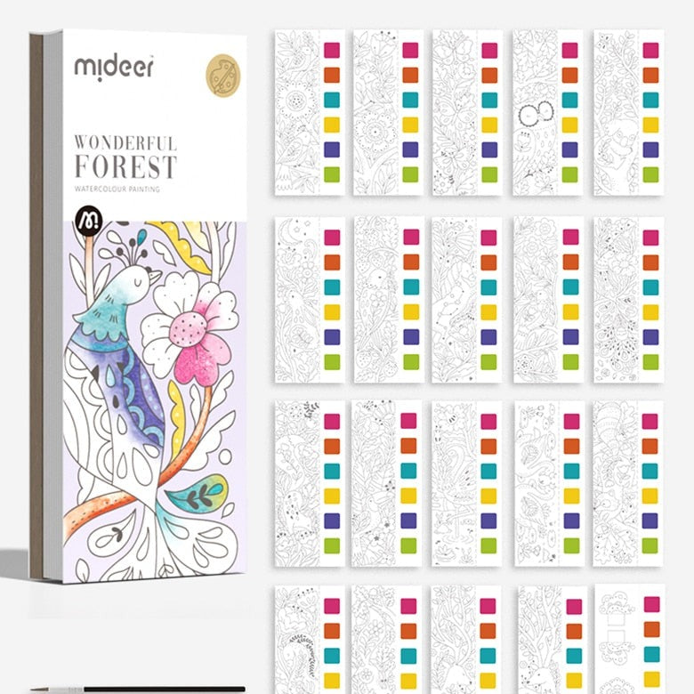 Watercolor Kids Book Paint Set - Image 9
