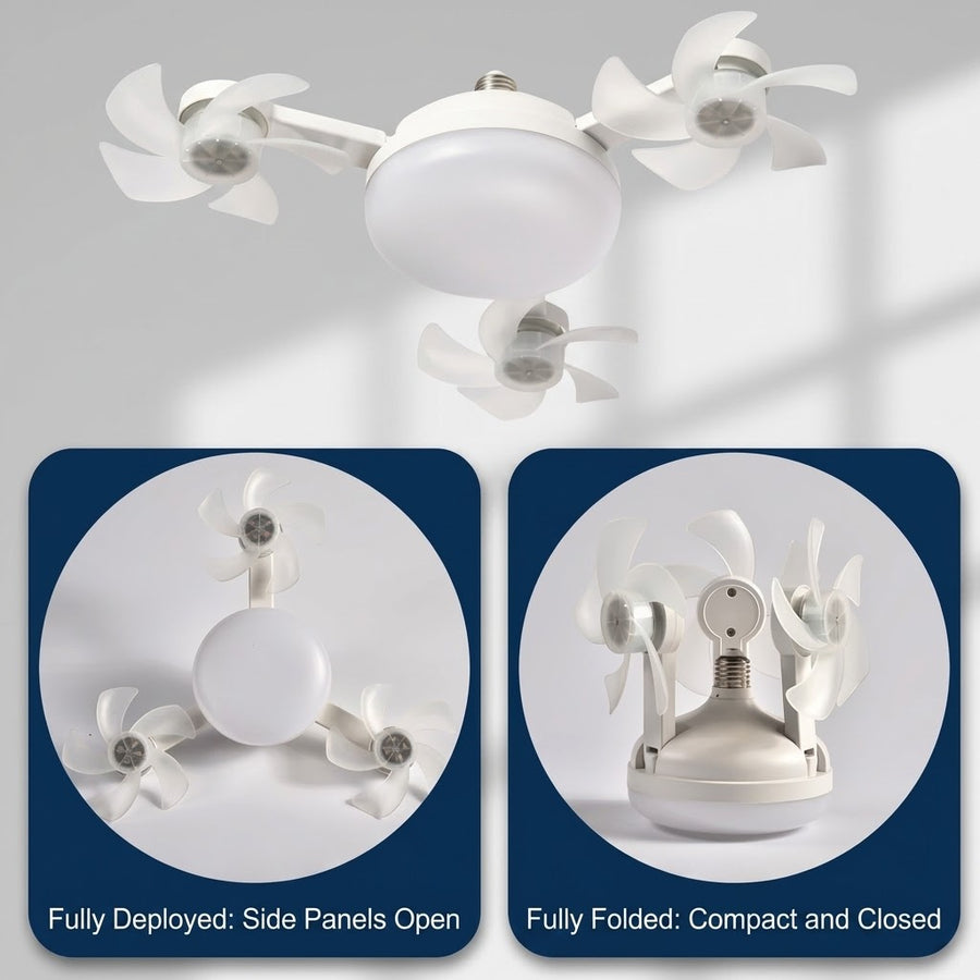 Refreshing Air Ceiling Fan Light