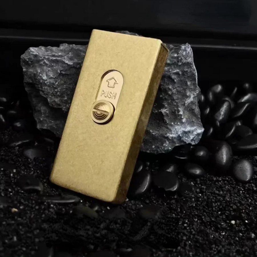 Retro Upward Slide Flame Gasoline Lighter - Image 9