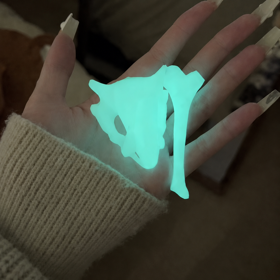 Ghost Arrow Glow-in-the-Dark Hair Clip
