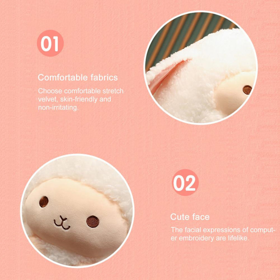 Fluffy Sheep Cozy Huggable Plush - Image 2