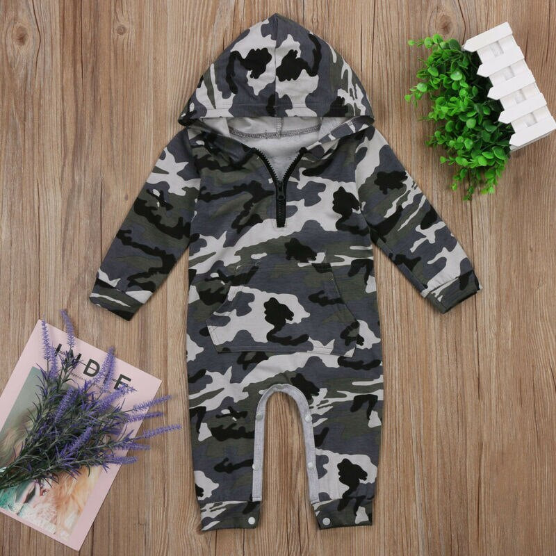 Infant Warm Clothes Long Sleeve Baby Bodysuit - Image 0