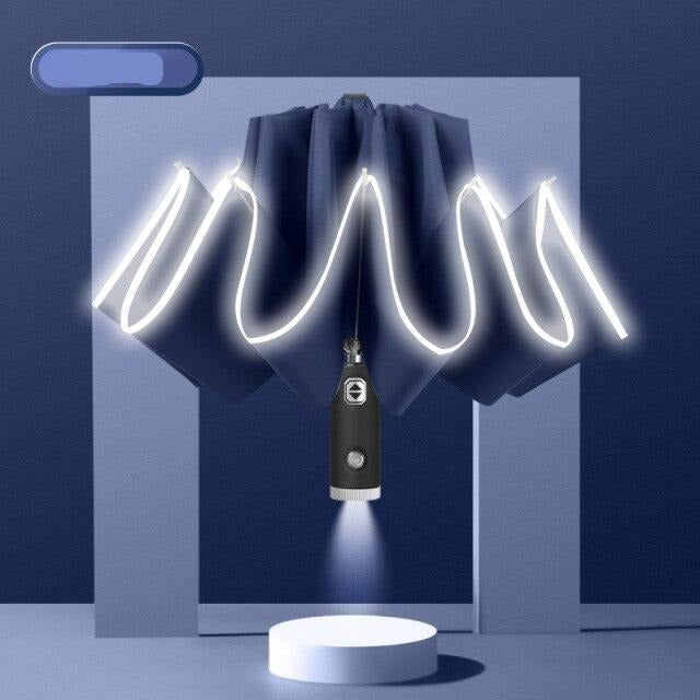 Automatic Reverse Led Light Foldable Umbrella - Image 9
