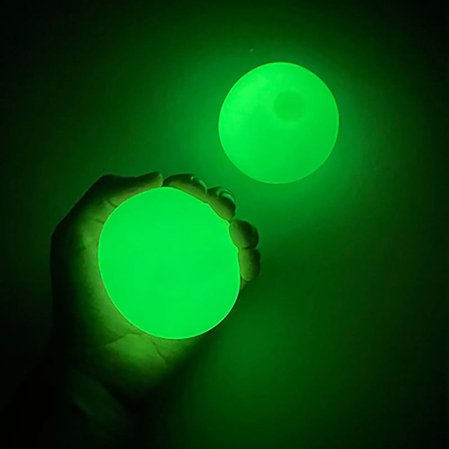 Luminous Sticky Anti-Stress Balls - Image 1