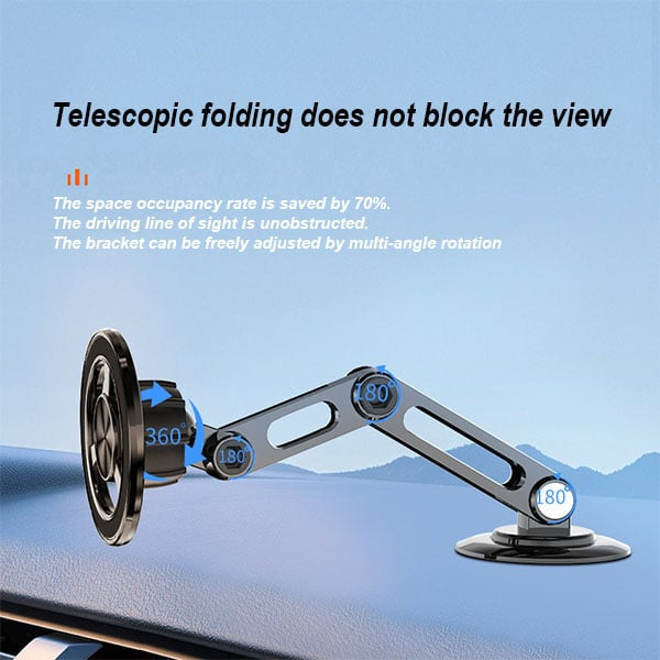 Magnetic Force Metal Car Phone Holder - Image 5