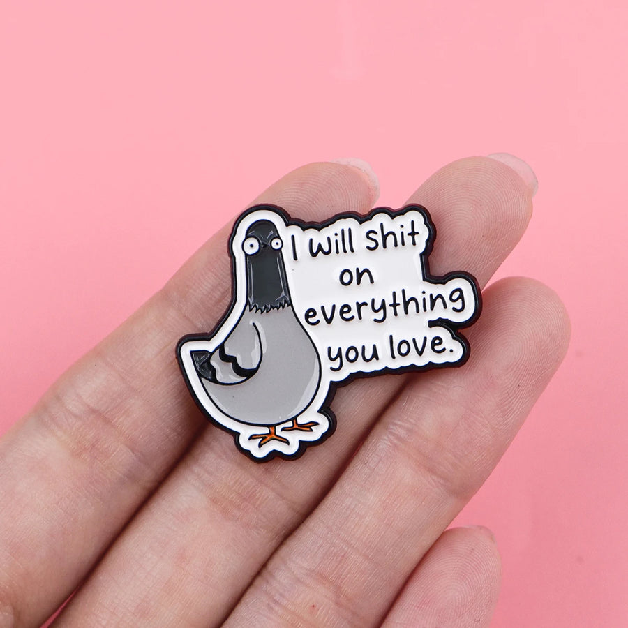 Unfiltered Thoughts Sarcastic Lapel Pins