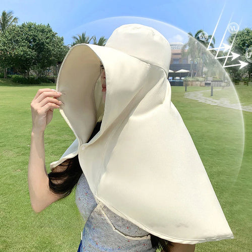 Sun Guard Oversized UV Protection Hat - Image 0