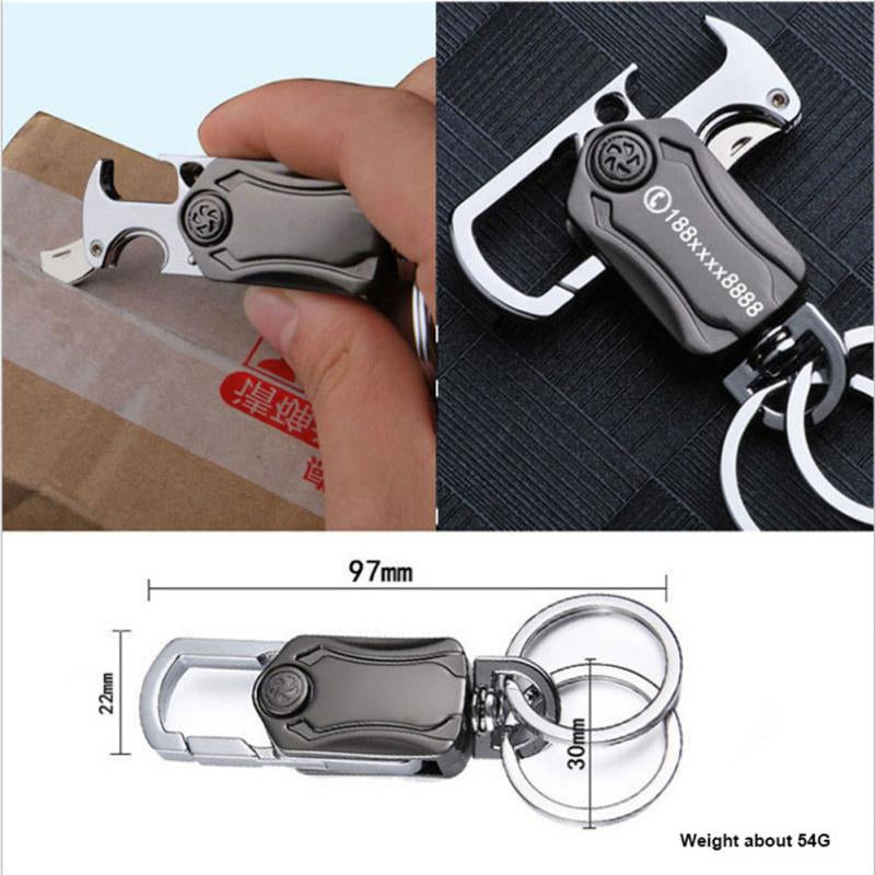 Multifunctional 360 Rotating Car Keychain - Image 2