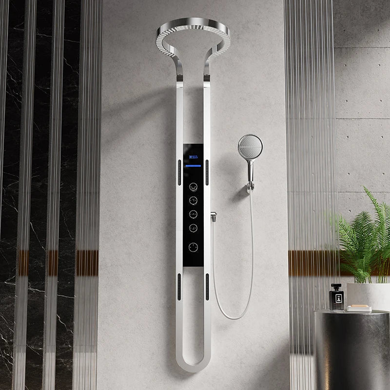 Nordic Rain LED Thermostatic Waterfall Shower Set - Image 3