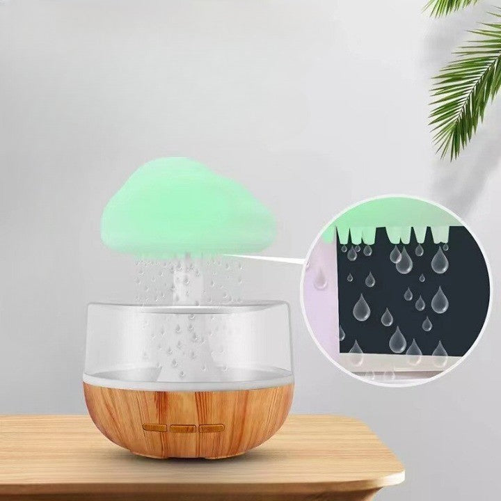 Rain Cloud Mushroom Air Humidifier Night Lamp - Image 1