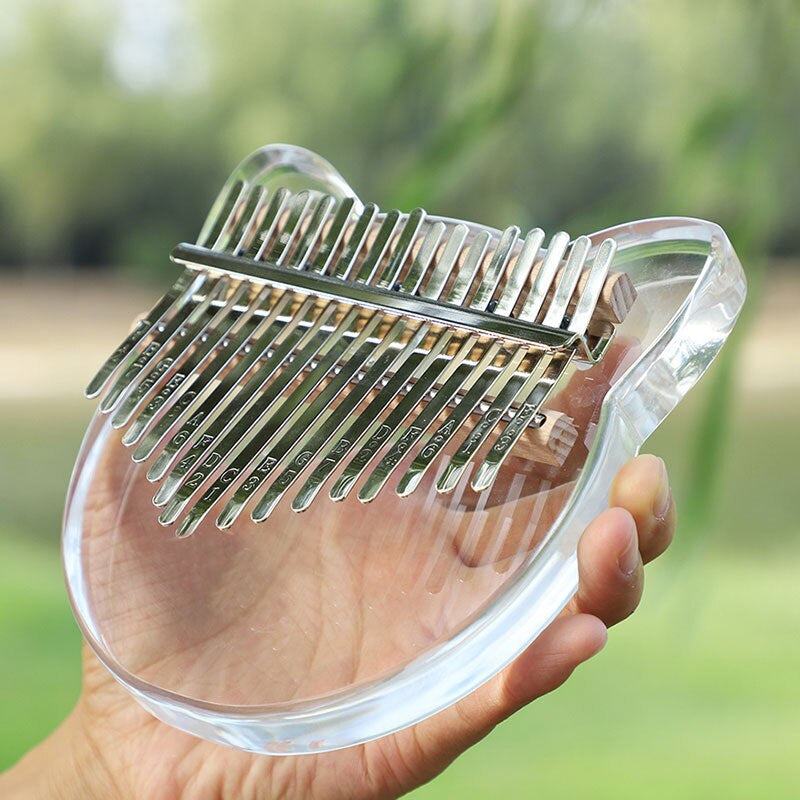 Mini Musical 17 Key Acrylic Thumb Piano - Image 0