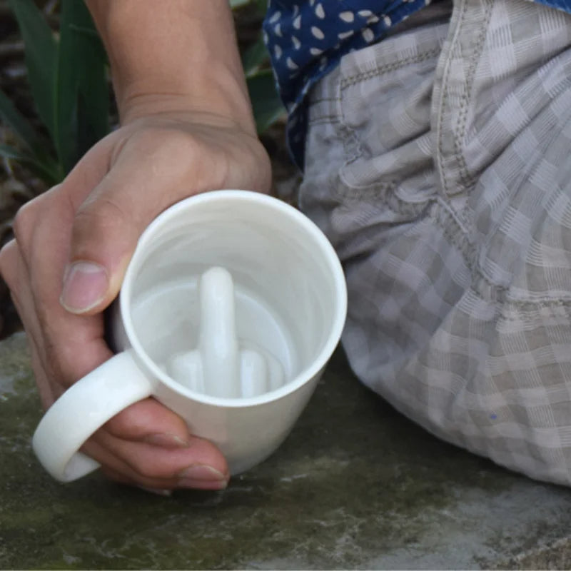 Middle Finger Ceramic Mug - Image 5