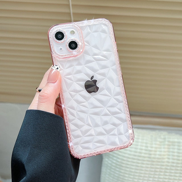 Transparent Geometric Stylish 3D Look iPhone Cases - Image 7