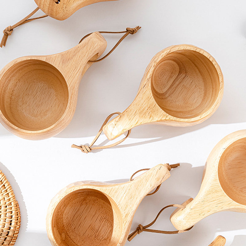 Eco Wooden Tea Cups - Image 2