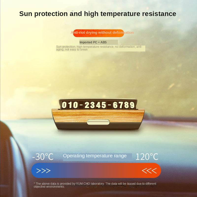 Elegant Car Parking Number Plate - Image 1