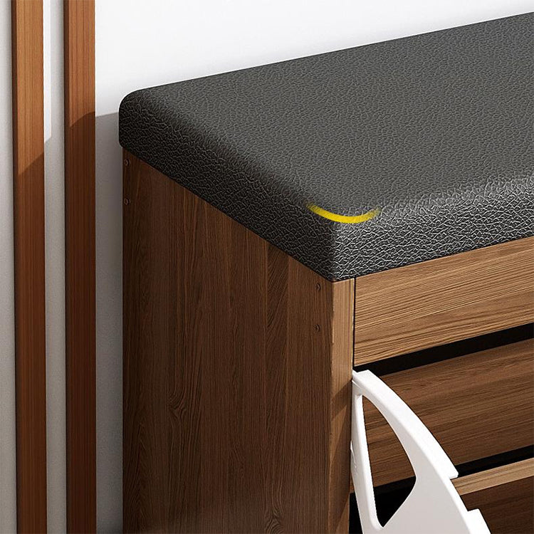 Nordic Wooden Space Saving Shoe Rack Stool - Image 4