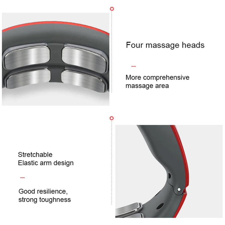 Electric Pulse Neck Massager with remote - Image 4