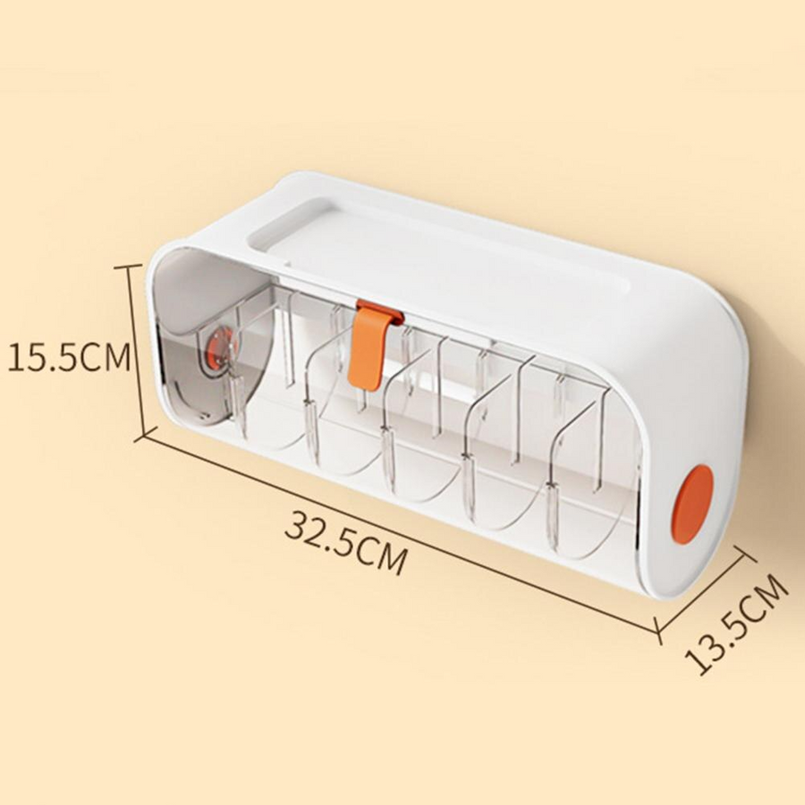 Punch-Free Wall Clothes Organizer Storage Box - Image 3