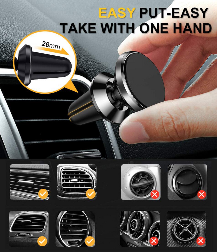 360 Degree Magnetic Car Holder For iPhone Models - Image 3