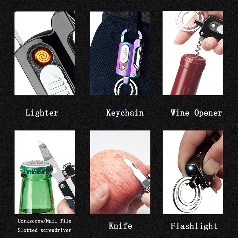 Multifunctional Outdoor Camping Survival Keychain Tool - Image 1
