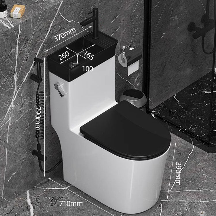 Japanese Style Space-Saving Integrated Sink Toilet - Image 6