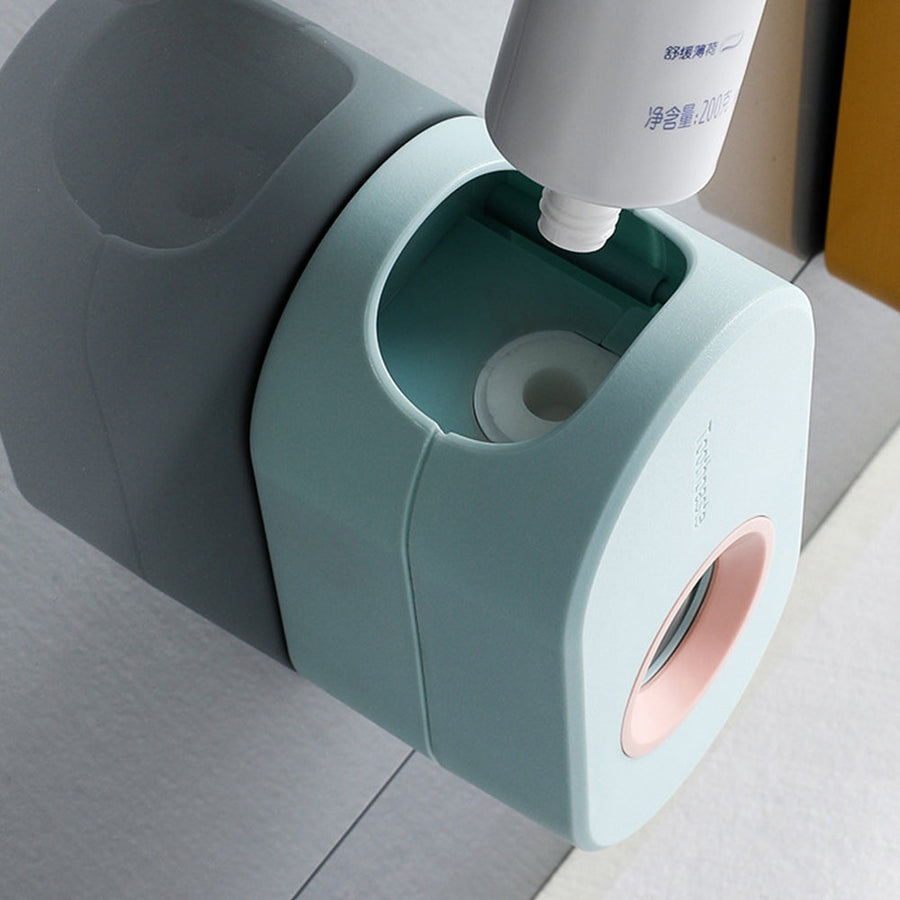 Elegant Wall-Mounted Toothpaste Holder Dispenser - Image 1