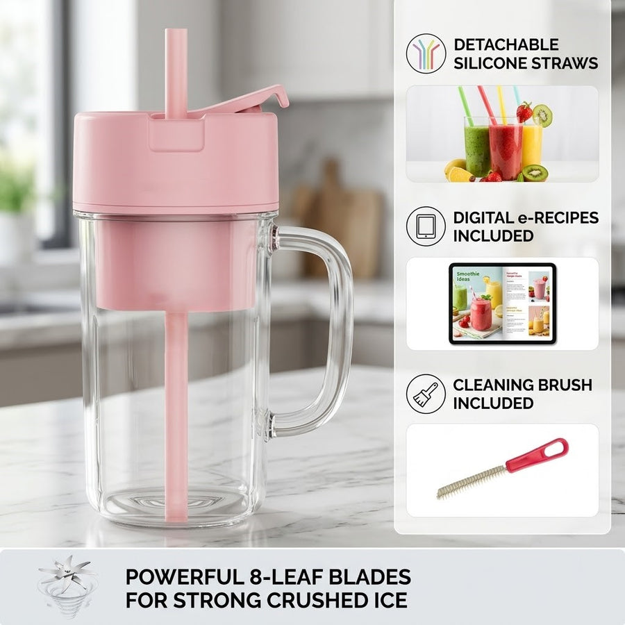 Modern Crush Blend Large Capacity Portable Juicer Cup