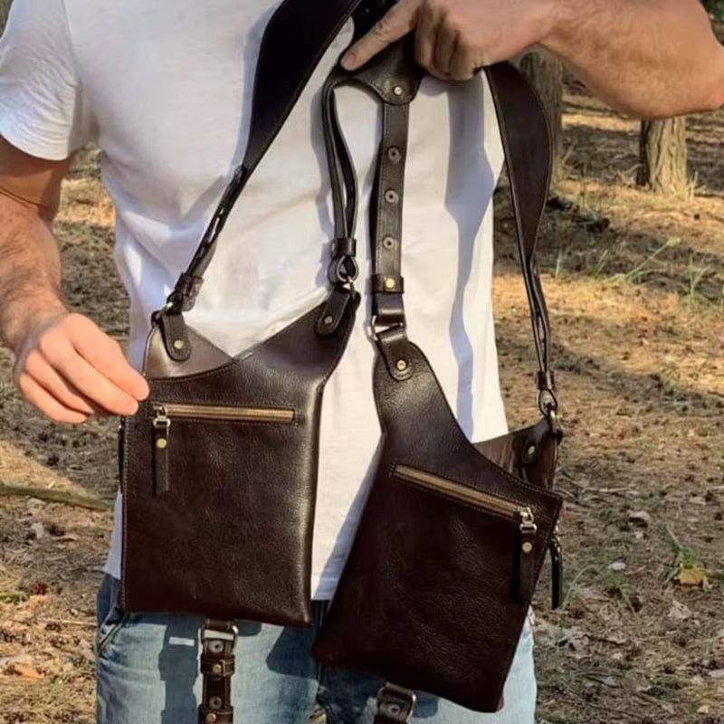Retro Vintage Crossbody Tactical Bag - Image 4