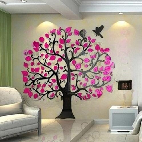 Modern Home 3d Three-Dimensional Tree Wall Stickers - Image 2