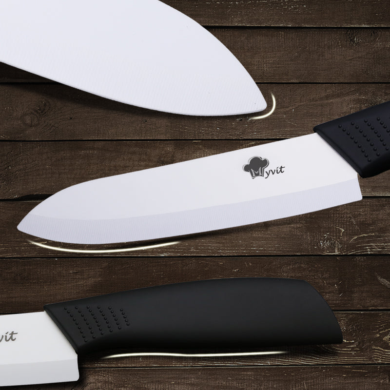 Ceramic Kitchen Chef Mastery Knife Set - Image 3