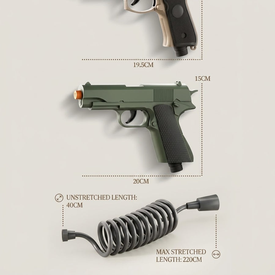 Water Cannon Gun-Shape Handheld Shower Head