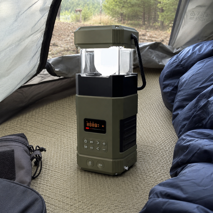Blackout Solar Emergency Light Bluetooth Speaker