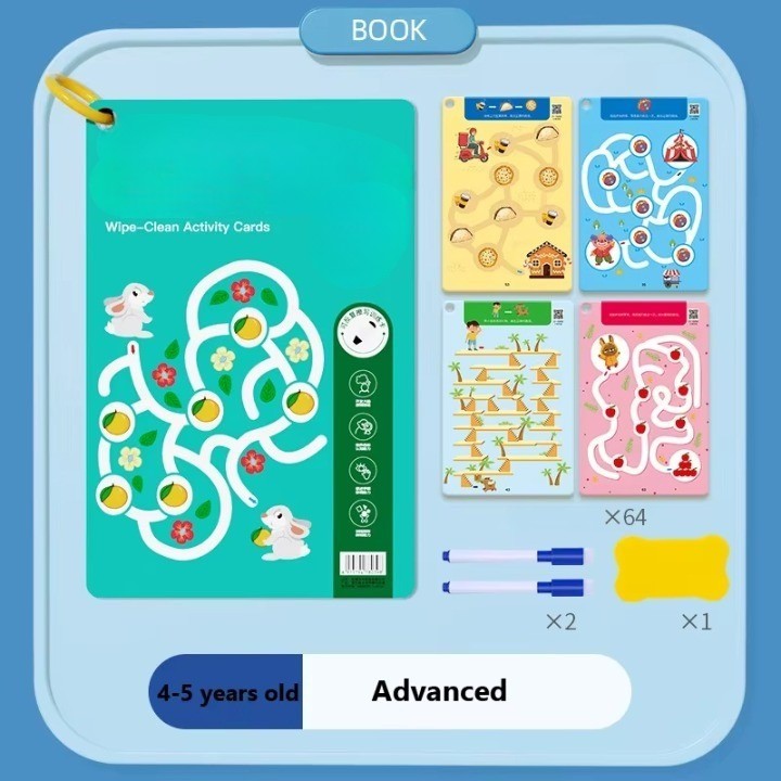 Kids Magical Reusable Maze Training Activity Book - Image 8
