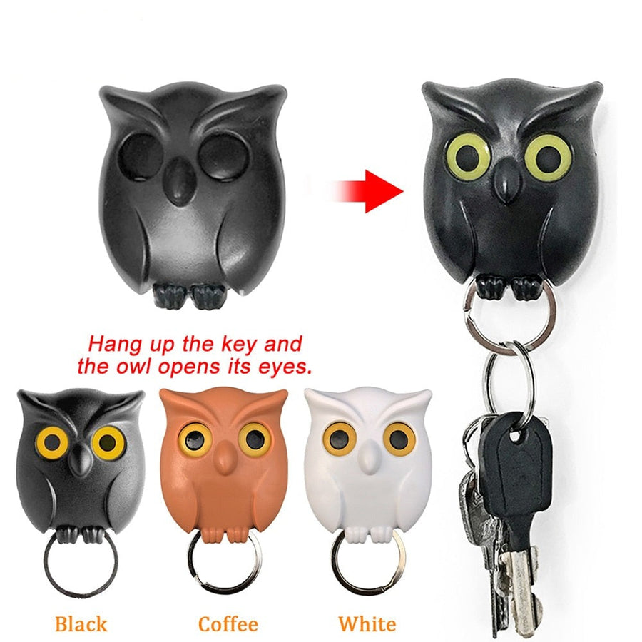 Artful Charming Animal Magnetic Keychain Organizer Hook - Image 4