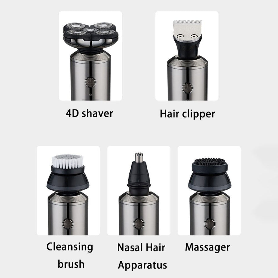 5in1 Waterproof Rechargeable Cordless Beard Trimmer - Image 3