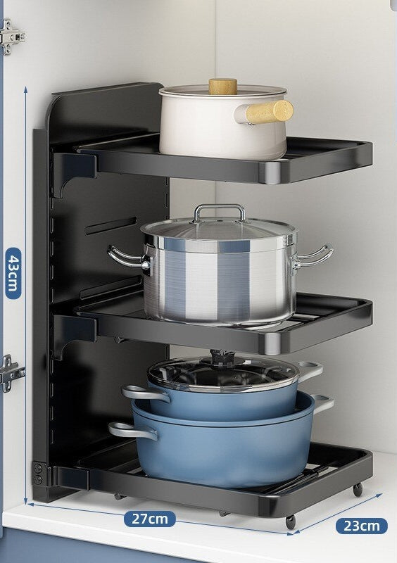 Multi-Layer Smart Sorter Kitchen Storage Rack - Image 9