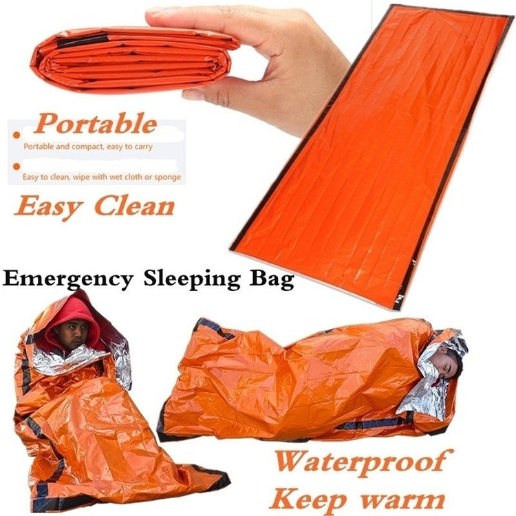 Camping Emergency Sleeping Bag Blanket Tent - Image 2