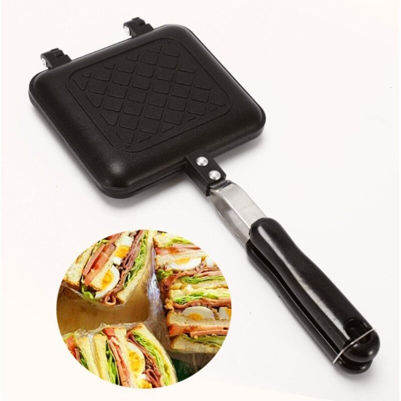 Double Sided Non-Stick Sandwich Maker Pan - Image 2