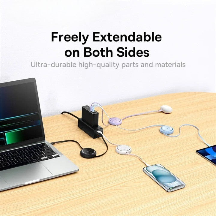 Retractable Compact Ultra Fast Charging Cable - Image 2