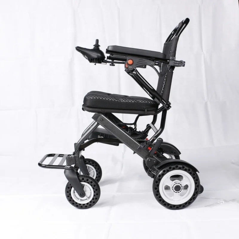 Life Mobility Lightweight Compact Electric Foldable Elderly Wheelchair - Image 2