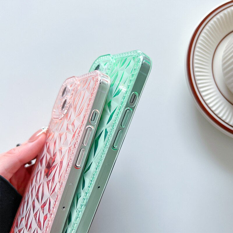 Transparent Geometric Stylish 3D Look iPhone Cases - Image 3